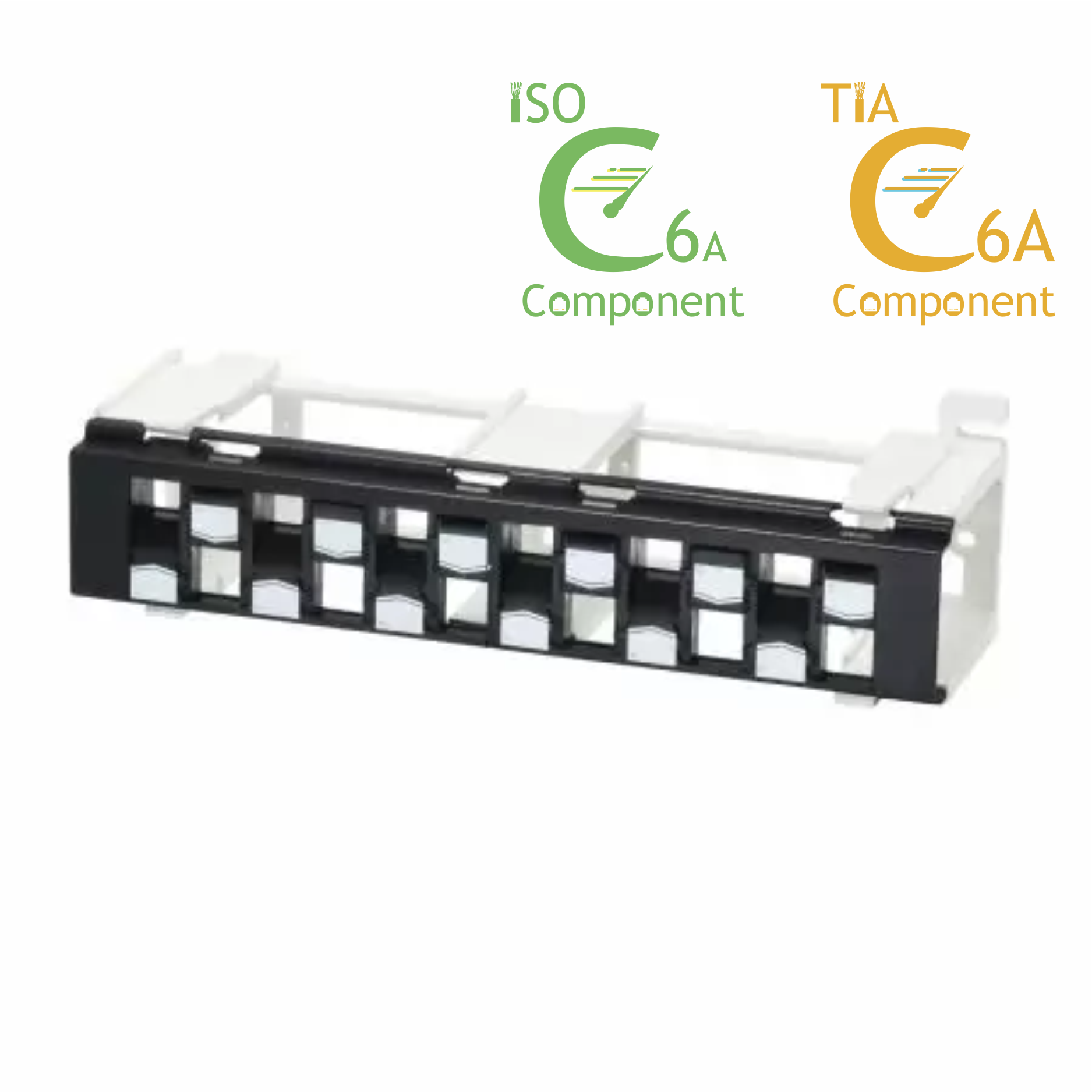Unshielded 3D-Staggered Snap-in Patch Panel (w/89D)